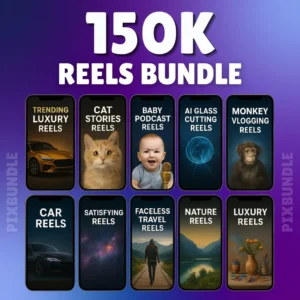 🚀 150K Viral Reels Bundle (Instagram & Youtube)