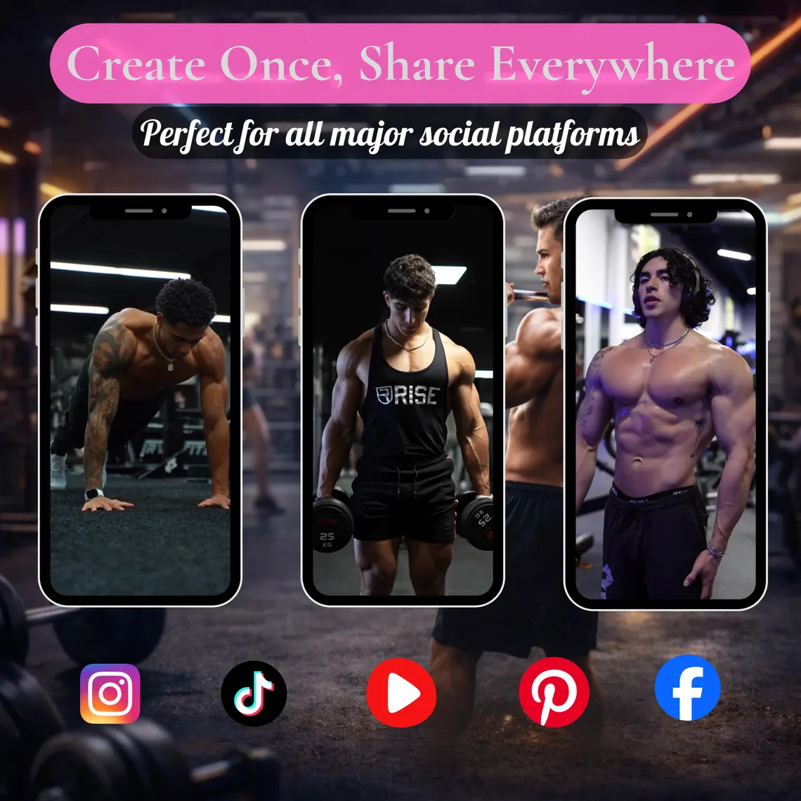 Ultimate Fitness Faceless Reels Bundle (1000+ Videos – Commercial Use) - Image 5