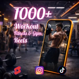 Ultimate Fitness Faceless Reels Bundle (1000+ Videos – Commercial Use)